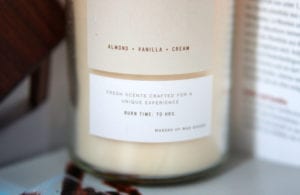 Makers Of Wax Goods Lightly Toasted Almond